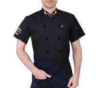 TBloevwlh Gorro de cocinero, disfraz de hombre, disfraz de Pumuckl para adultos, para hombre, familias, carnaval, chef, chaqueta de cocinero, delantal hombre, uniforme, ropa de trabajo, fiesta