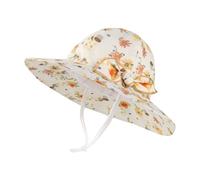 TBloevwlh Gorro de verano para niños, protección para el cuello, ligero, protección solar con cordón, ala ancha, impermeable, transpirable, suave, bonito, exterior, playa, tiempo libre ajustable