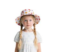 TBloevwlh Gorro fino para niños, protección para el cuello de verano, ligero, protección solar, ala ancha con cordón, transpirable, repelente al agua, suave, lindo, al aire libre, playa, ocio