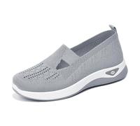 TBloevwlh Memory Foam Comfort Niñas Slip-On Zapatillas cómodas informales de pie zapatillas deportivas ortopédicas al aire libre zapatos de caminar zapatos mujer al aire libre planas bailarinas