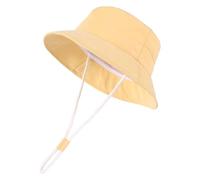 TBloevwlh Sombrero de sol para bebé, protección UV, protección para el cuello, ligero, con cordón, ala ancha, impermeable, transpirable, suave, para exteriores, playa, tiempo libre ajustable