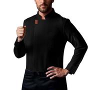 TBloevwlh Traje de carnaval, camisa de cocinero para hombre, disfraz de carnaval y delantal para hombre, carnaval Pumuckl, chaqueta de chef, chaqueta de chef, manga larga, disfraz, marinero, uniforme