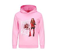 TBNRFrags Sudadera con capucha para niñas Descendants 4 Rise Red Chloe de algodón, informal, de manga larga