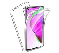 TBOC Funda Compatible con Xiaomi Mi 10T 5G - Mi 10T Pro 5G [6.67"] - Carcasa [Transparente] Completa [Silicona TPU] Doble Cara [360 Grados] Protección Integral Móvil