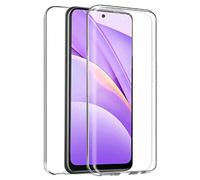 TBOC Funda Compatible con Xiaomi Mi 10T Lite 5G [6.67"] - Carcasa [Transparente] Completa [Silicona TPU] Doble Cara [360 Grados] Protección Integral Total Delantera Trasera Lateral Móvil