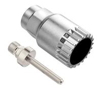 TBoonor Extractor de Eje de pedalier de Bicicleta, Extractor de manivela, Herramienta Universal Antideslizante de 24 mm con 20 Dientes, Llave de Eje de pedalier para pedaliers Shimano/VP/FSA/LP