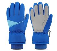 TBoonor Guantes para niños, Guantes de Invierno con Forro Interior de Polar cálido y Transpirable, Guantes de esquí con Palmas, Ideales como Guantes de Bicicleta para niños y niñas de 3 a 12 año