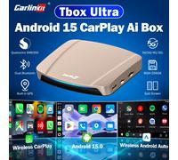 Tbox-Ultra CarlinKit SM6350, TV Box Android 15 de 8 Núcleos, 8GB+128GB, Android Auto Inalámbrico, para Netflix, Play Store, GPS, CarPlay, Ai Box Tbox-Ultra 3 EAU 8GB 128GB