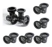 Tbrand Benliu - Macetas de Red de Malla ranurada de plástico de 2.75 Pulgadas, macetas Redondas de Red para Plantas hidropónicas, 25 Piezas