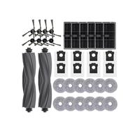 Tbrov Accesorios compatibles con MOVA P50 Pro Ultra /P50Ultra Cepillo Principal Borde Cepillo Tela Bolsa de Polvo Piezas del Filtro(5L)