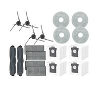 Tbrov Accesorios compatibles con MOVA P50 Pro Ultra /P50Ultra Cepillo Principal Borde Cepillo Tela Bolsa de Polvo Piezas del Filtro(9)