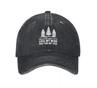 TBSANIN Gorra de béisbol Unisex Y En El Bosque Voy A Perder Mi Mente Y Encontrar Mi Alma Gorra Ajustable Trucker Dad Gorra De Béisbol Snapback Regalos