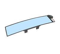 TBSZCM Xuanqingyi Store Espejo retrovisor con brújula Interior for coche, gran angular de 300mm, espejos retrovisores de punto ciego, reloj antideslumbrante, termómetro for el cuidado de la seguridad