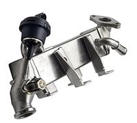 TBVPARTS Enfriador EGR 2.0 DCI / 2.3 CDTI 14735-00QAB 93168986 147356011R 8200719993 Enfriador de gases de escape para Qashqai X-Trail Movano Laguna III Koleos Megane Scénic