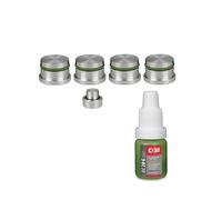 TBVPARTS Kit Anular Palomillas Colector de Admision 1.9 CDTI/JTD 55206459 55210201 55210202 para STILO ASTRA VECTRA C ZAFIRA B (18,5 mm)
