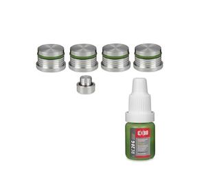 TBVPARTS Kit Anular Palomillas Colector de Admision 1.9 CDTI/JTD 55206459 55210201 55210202 para STILO ASTRA VECTRA C ZAFIRA B (18,5 mm)