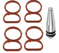 TBVPARTS Kit Anular Palomillas motor N47D 2.0D 11618507239 11617811214 11614728712 11617797384 8507239 7811214 Con Juntas Originales 71-39378-00 Eliminar mariposas E81 E90 E60 E84 N47 2.0