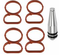 TBVPARTS Kit Anular Palomillas motor N47D 2.0D 11618507239 11617811214 11614728712 11617797384 8507239 7811214 4728712 Con Juntas Originales 71-39378-00 Eliminar mariposas E81 E90 E60 E84 N47 2.0