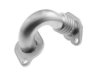 TBVPARTS Tubo Enfriador EGR 2.3D 504388655 5802531805 5801365344 5801856571 5802528663 7.24809.79.0 Tubería enfriador escape EGR Compatible con Daily V, Daily VI