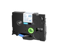 TBXwsofl 机翻 · 通用领域 Hierro de Tela 1PCS en Cinta 12mm Compatible con los Modelos de la Impresora de Etiquetas H110 D210 D600 Número de Pieza TZe-FA231 TZ-FA3R FA3(Blue on White)