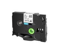 TBXwsofl 机翻 · 通用领域 Hierro de Tela 1PCS en Cinta 12mm Compatible con los Modelos de la Impresora de Etiquetas H110 D210 D600 Número de Pieza TZe-FA231 TZ-FA3R FA3(Black on White)