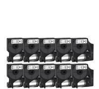 TBXwsofl 10PK 9mm Cinta de Etiquetas Negra sobre Blanca 40913 Compatible con LabelManage 160 280 Suministros de Impresora para Fabricante de Etiquetas para número de Pieza 40913(Black on Blue)