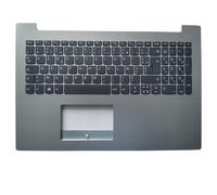 TBXwsofl 320 15 Teclado con la Cubierta Superior Palmrest Compatible con 320 15isk 320 15IAP 320 15ast 320 15IKB Diseño de azertia Francesa(FR with Silver Cover)