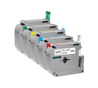 TBXwsofl 5 uds 12mm MK Cinta de Etiquetas MK231 MK-231 MK-131 431 631 Compatible con Suministros de Impresora Funciona con PT-70 PT-80(5PK 5Mixed Colors)