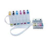 TBXwsofl 79 T0791-T0796 Sistema Ciss con Chip ARC Compatible con Modelos de Impresora Artisan 1430 Stylus Photo 1400 para número de Pieza T0791 T0792 T0793 T0794 T0795 T0796