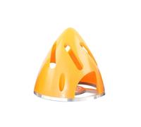 TBXwsofl Base de Placa Posterior de Aluminio Soporte de hélice de plástico Spinner Hueco 51 mm 57 mm 63 mm 70 mm 75 mm Fondo Plano Compatible con Modelos de ala Fija(51mm Yellow)