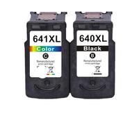 TBXwsofl Cartucho de Tinta remanufacturado PG640 CL641 PG640XL CL641XL Compatible con 640XL 641XL MG2160 MG2260 MG3160 MG3260 MX376 MX396 Impresoras(1 BK 1 Color)