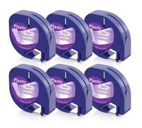 TBXwsofl Cetas de Etiqueta de plástico Transparente de 12 mm 12267 Compatible con LT-100H 100T 200B Etiqueta de etiquetado Tipo de etiquetado Universal