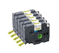 TBXwsofl Cinta de Tubo termorretráctil 5PK Hse231 Hse221 Hse211 Hse241 Hse251 Hse631 Compatible con Suministros de Impresora(5PK Hse-621)