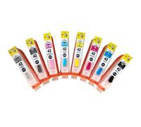 TBXwsofl CISS CISS CISS de Cartucho de Tinta Recargable vacío para la Serie CLI-42 Compatible con PRO100 1Set 8pcs con un Chip único