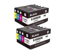 TBXwsofl Compatible con Suministros de Impresora 950XL 951XL 950 Cartucho de Tinta para el número de Pieza 950 951 para Officejet Pro 8100 8600 251dw 276dw 8630 8650 8615(2 Set)