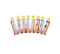 TBXwsofl Conjunto de Cartucho de Tinta vacío Recargable de 1Set Compatible con impresoras de la Serie PRO100 y CLI-42 con Chip Permanente