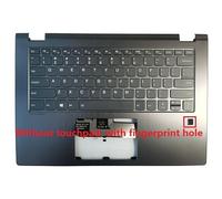 TBXwsofl Cubierta de Caja Superior de Palmrest Compatible con Teclado retroiluminado en EE. UU. para 530-14 530-14IKB 530-14ARR Laptop(Fingerprint Hole)