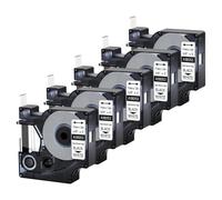 TBXwsofl Etiqueta de Tubo termorretráctil Negro sobre Blanco, 5 uds., 9mm, Compatible con Suministros de Impresora Rhion 4200 5200 para número de Pieza 18053