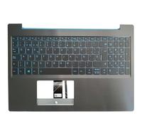 TBXwsofl L340 15 L340 15IRH Reemplazo de Teclado del Teclado Diseño de español francés con la Cubierta Superior de la luz de Fondo Azul de la luz de Fondo(SP)