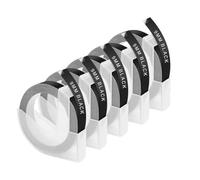 TBXwsofl Paquete de 5 Cintas de Estampado 3D compatibles con Suministros de Impresora para Impresora Manual 12965 E101 B90(5PK Black)