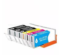 TBXwsofl Paquete de 6 Cartuchos de Tinta compatibles con Suministros de Impresora MG5420 MG6620 MX722 MX922 para número de Pieza PGI-250XL IL CLI-251XL