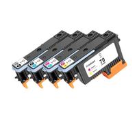 TBXwsofl Reemplazo de Cabezal de impresión remanufacturado 70 PrintThead C9404A C9405A C9406A C9407A Funciona con DesignJet Z2100 Z5200 Z3100 Z3200(1 Set)