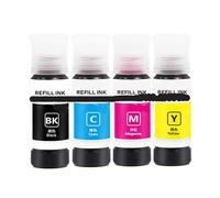 TBXwsofl Reemplazo de la Recarga de Botella de Tinta 522 T522 Compatible con 522 ET2400 ET2700 ET2720 ET2750 ET2800 ET2803 ET3700 ET3750 ET4700 ET4750 Impresoras(1SET(70ml))