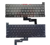 TBXwsofl Teclado Compatible para Pro Retina 13 Pulgadas 2020 Modelo 2289 A2251 y 16 Pulgadas 2019 Modelo A2141 US Laptop TEQUITO DE Laptop Sin retroiluminación(A2289)