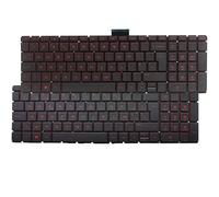 TBXwsofl Teclado de Laptop Compatible para 15 AK 15 AR 15 Au 15 BC 17 U 17T U 17 AB 17 G 17 W Modelos TPN Q172 TPN Q173 UK Belgium BE Franch(UK Keyboard)