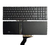 TBXwsofl Teclado de Laptop Compatible para 17 Modelos de Series 17-ar 17-BS 17-AK 17-Ae 17g-BR 17q-BU 17z-AK 17t-BS reemplazo de reemplazo(Gray with Backlit)