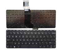 TBXwsofl Teclado en inglés Compatible para computadoras portátiles de la Serie de 11 años 11 Y000 11-Y010NR 11-Y012NR 11-Y001NX 11-Y002NX Sin diseño de Marco(Black)