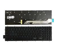 TBXwsofl Teclado Laptop Compatible para Modelos PK131Q02B00 NSK-EC0BC 01 9Z.NCZLD.A01 03NVJK PK131QP1B00 NSK-EC1BC UK US SPILIS(Blue Backlit US)