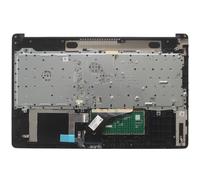 TBXwsofl Teclado portátil Compatible con Cubierta Superior de Palmrest para 15 da 15 da0088nr 15 db 15t DA 15T DB Modelos TPN C135 TPN C136(Black with TOUCHPAD)