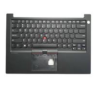TBXwsofl Teclado portátil Compatible con Cubierta Superior de Palmrest para Modelos E14 Gen1(Black NO Backlit)